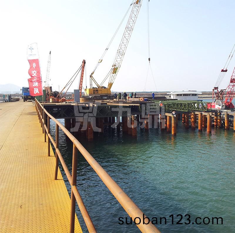 中(zhong)交(jiao)三(san)航(hang)威海青榮(rong)城際(ji)公(gong)路(lu)雙島港(gang)特大橋(qiao)鋼(gang)平檯(tai)