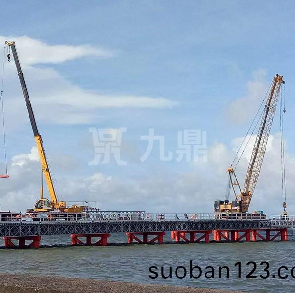 中交(jiao)三(san)航(hang)青島(dao)跨海大(da)橋防腐(fu)鋼(gang)便(bian)橋